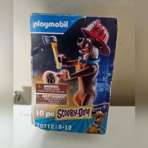 Playmobil Scooby-Doo Collectible Firefighter Figure  NIB